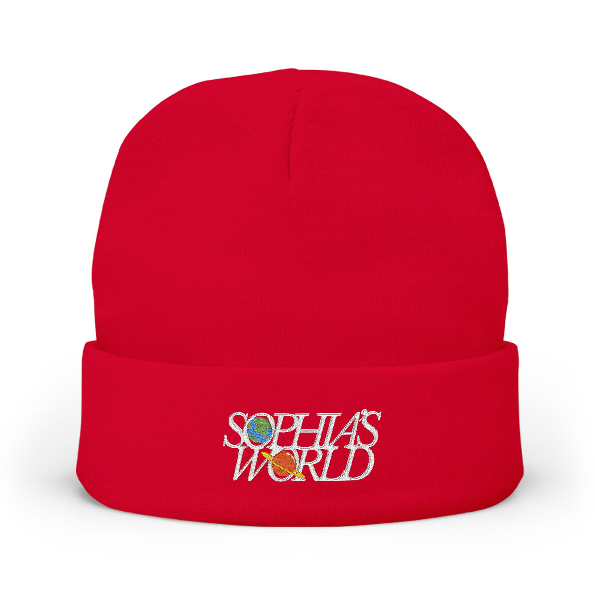 Knit Beanie (Embroidery)
